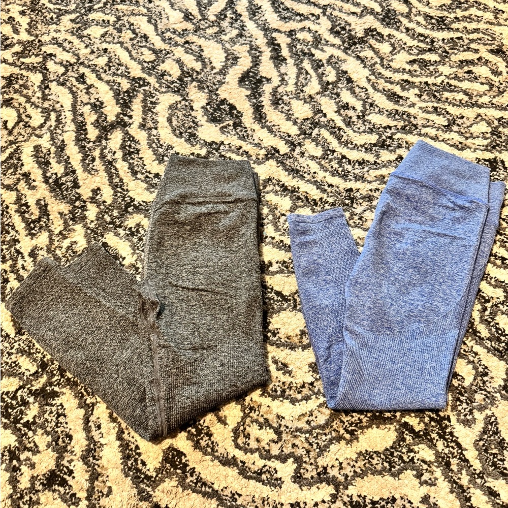 BuffBunny Kids Charcoal and Denim Leggings